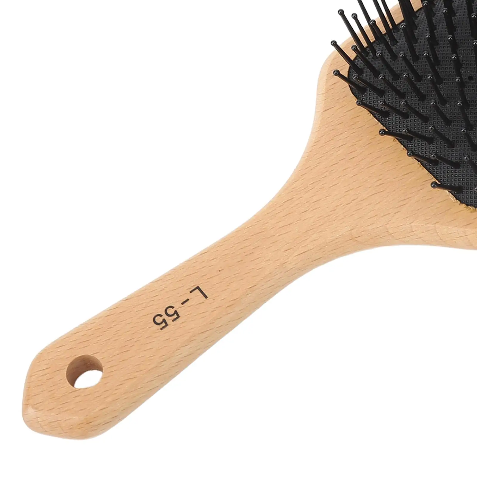 Sisir rambut ergonomis dengan sikat anti kusut gigi bulat untuk wanita-mencegah deformasi rambut-desain Ringkas