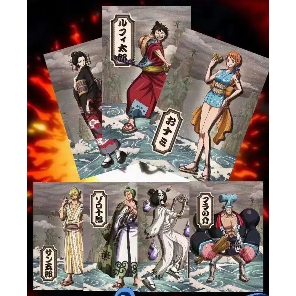 New One Piece Card Luffy Quality Cards Collection Card Luxury Anime Card Desktop Card Box Set