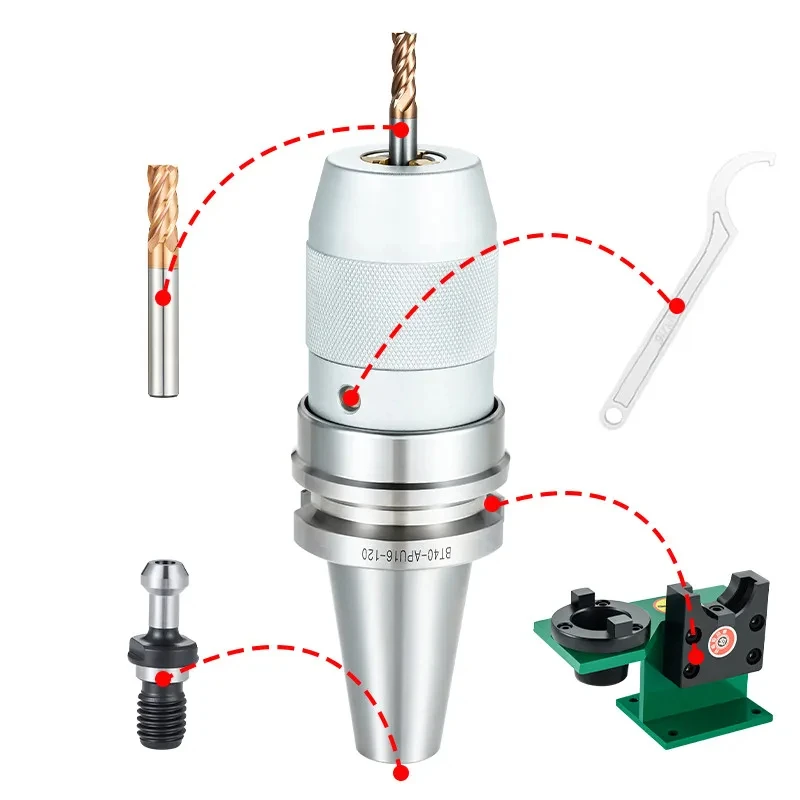 BT30 BT40 BT50 APU08 APU13 APU16 portautensili APU portautensili per tornio autobloccante CNC portautensili con pinza per mandrino automatico