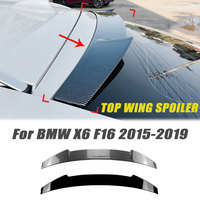 Car Tail Top Wind Wing Spoiler Roof Trunk Wing Splitter Fixed Wind Wing For BMW X6 F16 2015-2019 Exterior Guard Modification