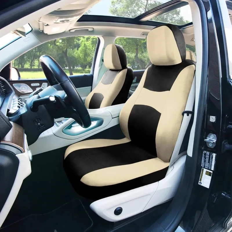 1PCS for Most Cars Truck Van SUV Full Set Airbag Compatible Easy Install Interior Car Seat Covers image 3