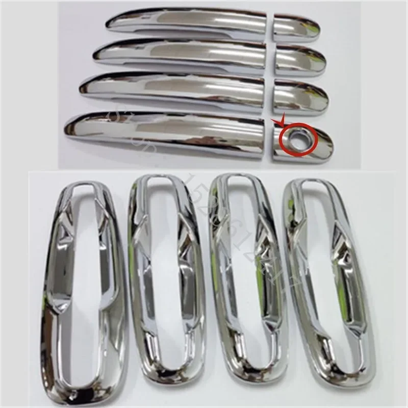 Chrome Exterior Door Handles Covers For Chevrolet/Lacetti Optra Daewoo Nubira Suzuki Forenza Holden Viva car Accessories