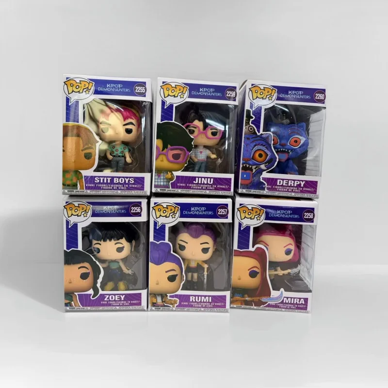 

Популярные новые аниме-фигурки K-Pop Demon Hunter 2026 года, Funko Pop, фигурки персонажей Руми, Мира, Зой, подарки на день рождения, подарки для фан-клубов