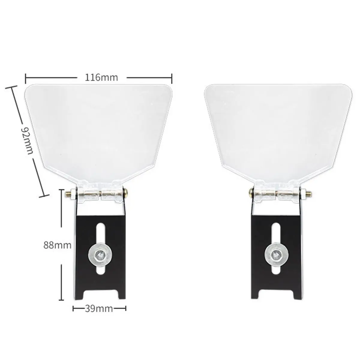 

(AIMA) 2pcs Bench Eye Shield Protective Cover 6 Inch Plastic Guard Dust Shroud for Bench Grinder Safety Guard Attachment