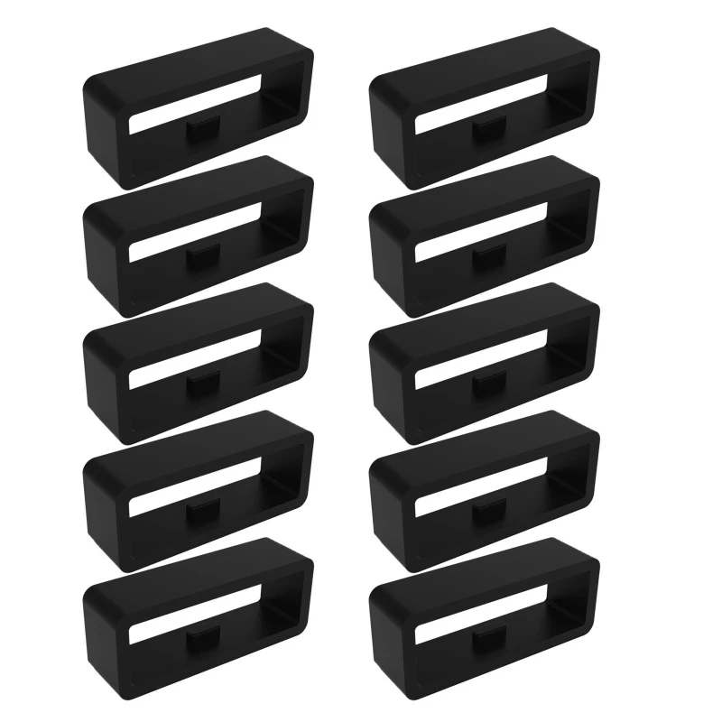 Silicone Band Keeper for Suunto Spartan Watch Band Keeper 24mm Strap Watch Buckle Fixed Fastener Ring 10pcs