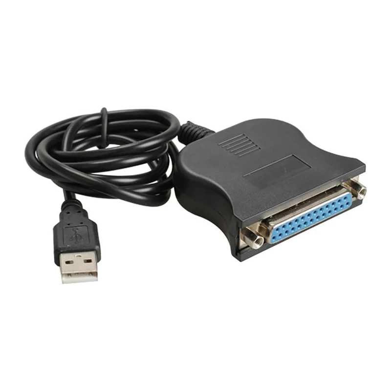 Cavo parallelo da USB a 25 Pinhole interfaccia DB25 stampante IEEE 1284 cavo USB2.0 cavo adattatore a 25 fori durevole