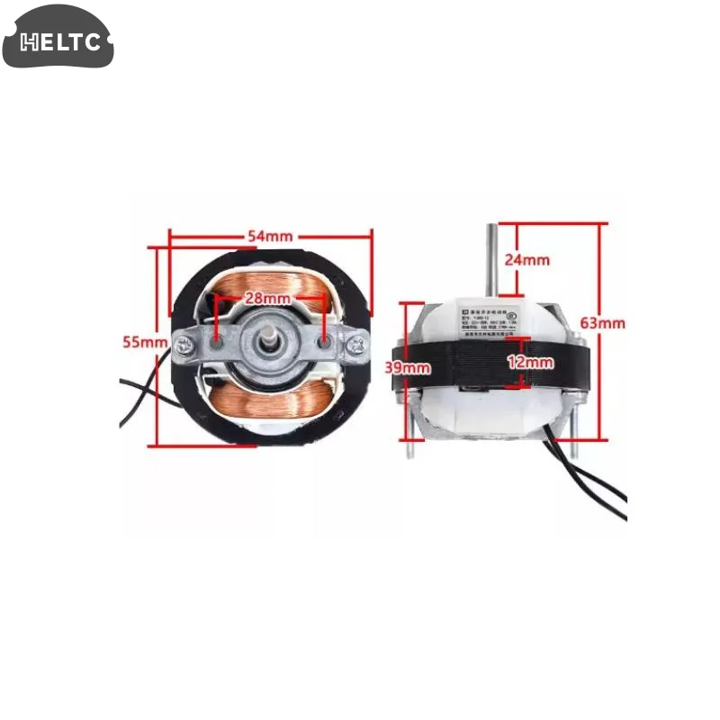 Long Shaft Motor Suitable For Heater And Air Cleaner Fittings YJ5812 2700RPM 220V