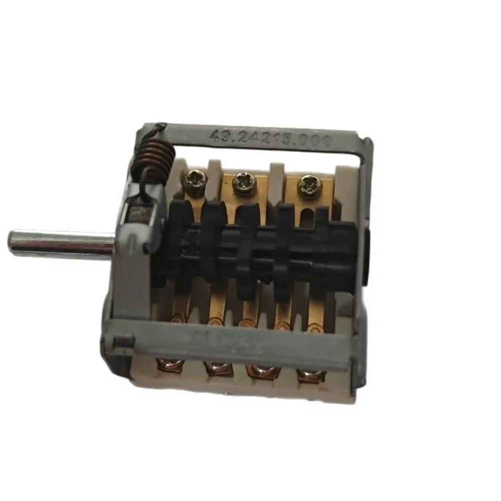 4 Position Switch Stove Rotary Switch For Temperature Management Gray Switch 250V 32A Rating For Electric Stove