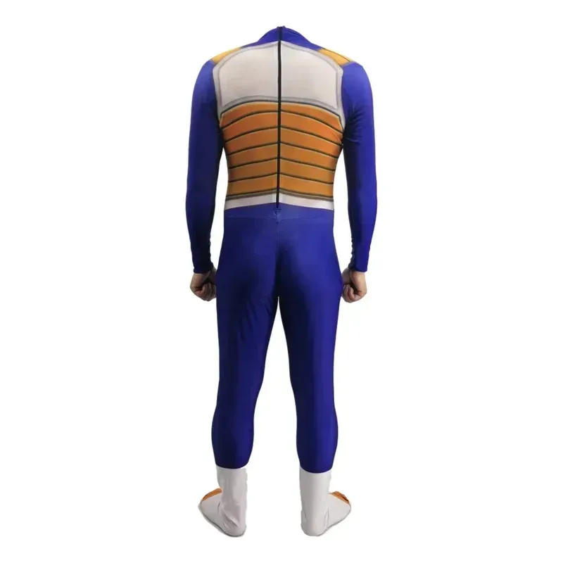 

New Vegeta Jumpsuit Z GUKU Cosplay Costume Kids Adult Superhero Jumpsuit Halloween Carnival Party Suit 2025