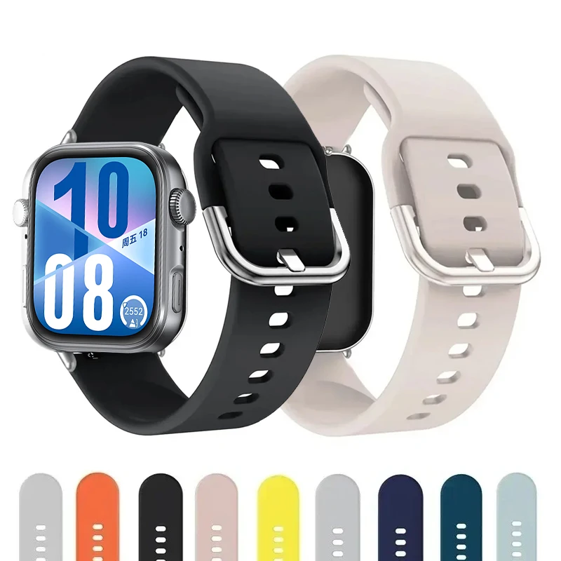 حزام رياضي لساعة Huawei Watch FIT 4-4 Pro حزام ملحقات الساعة الذكية سيليكون حزام المعصم سوار كوريا ساعة هواوي fit4 حزام