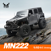 MNRC MN222 1/10 4WD RC Climbing Car RTR Full Scale Remote Controlled Car Crawler Truck Off Road Car Toys Vehicle Gift For Boys