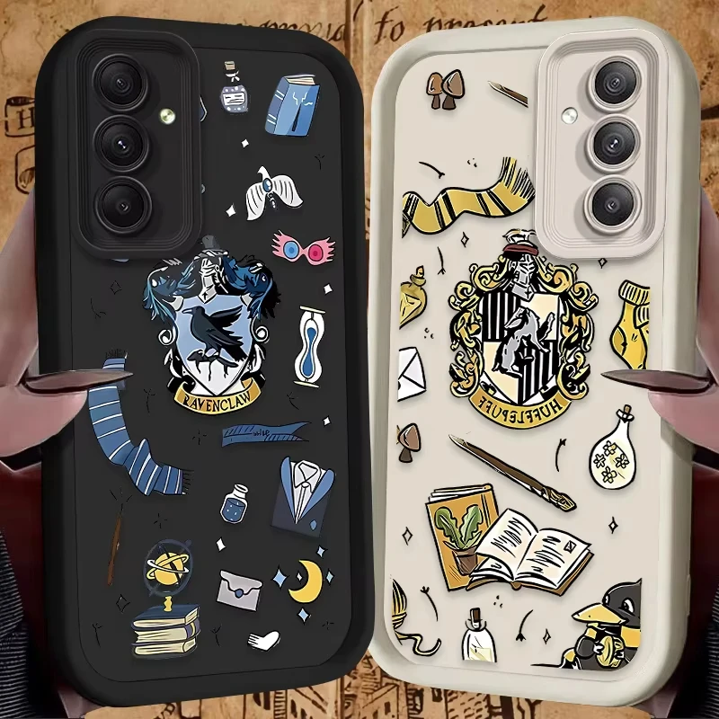 حافظة لهاتف سامسونج جالاكسي S25 S24 S23 Ultra S22 S21 Plus FE A15 A35 A54 A55 5G S24FE ماجيك بوترز عصا هاريز غطاء ناعم #3