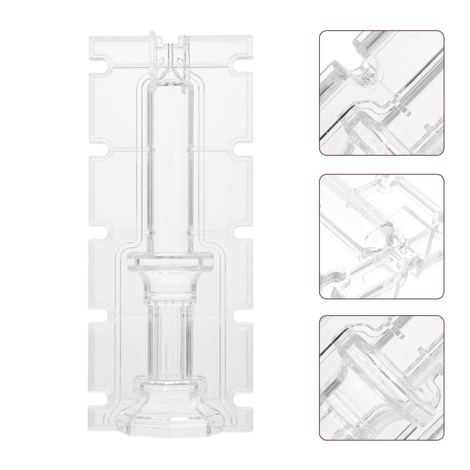 

1Pcs Plastic Making Mold Octagonal Design Easy Demoulding DIY Beeswax Mould for Desktop Ornament Craft Present