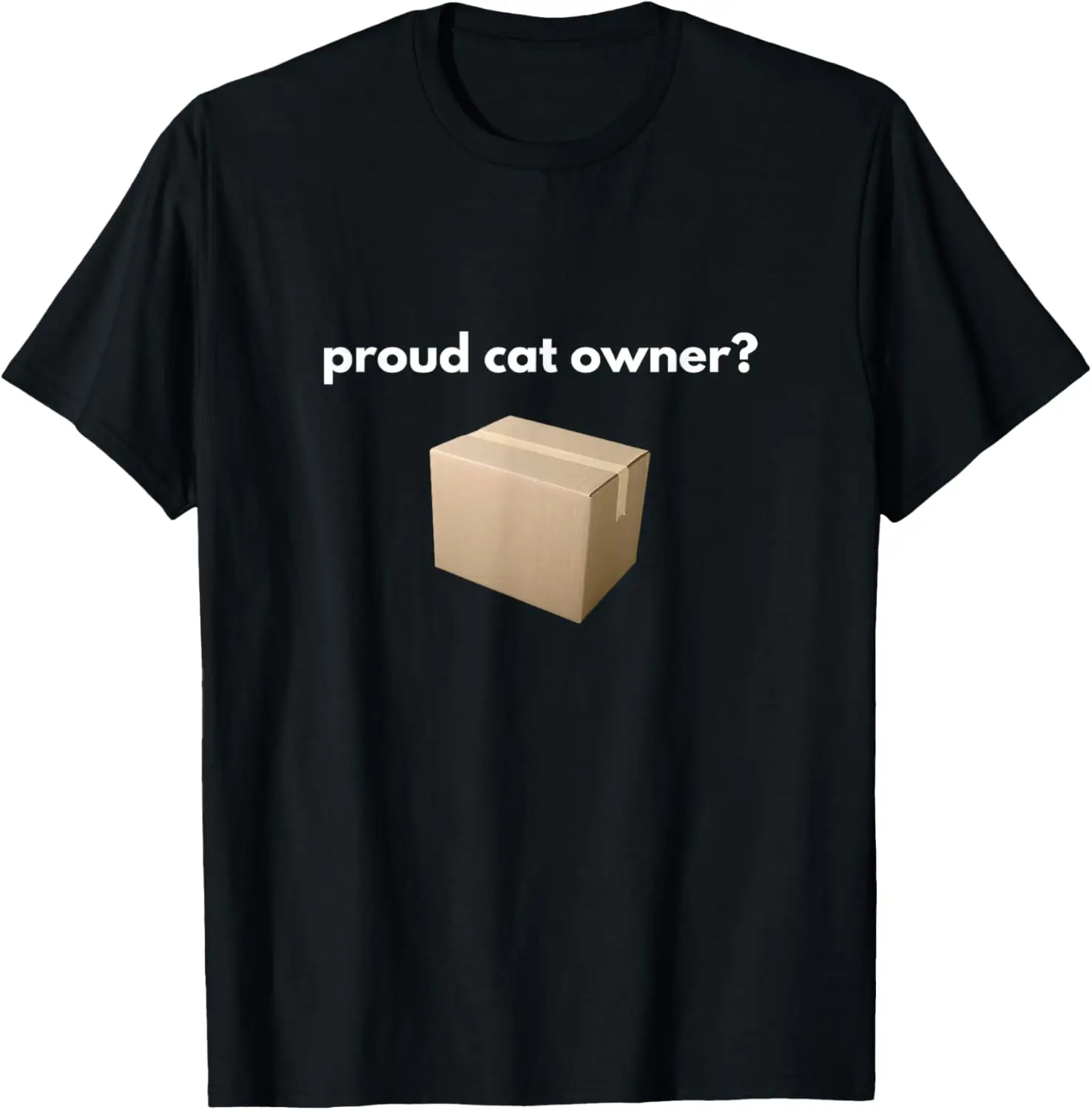 

proud cat owner schrodingers cat funny T-Shirt