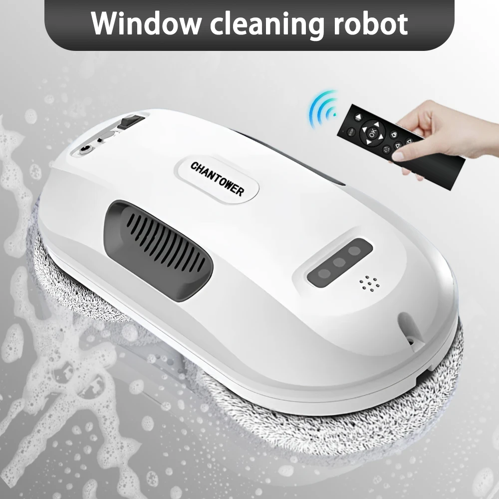 Window Cleaning Robot Electric Vacuum Window Wiper Washer Remote Control Clean Glass for Home Electric Glass Household Machine