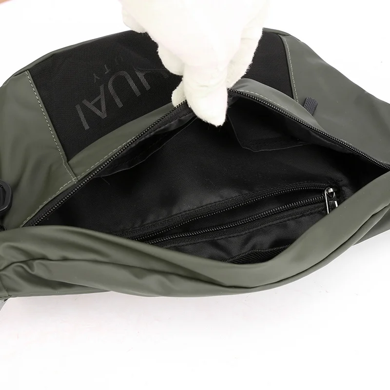 Sacs de taille de voyage décontractés pour hommes, sacs de sport pour hommes, qualité supérieure, ceinture en nylon, bandoulière pratique, sac de poitrine, nouveau, 2024