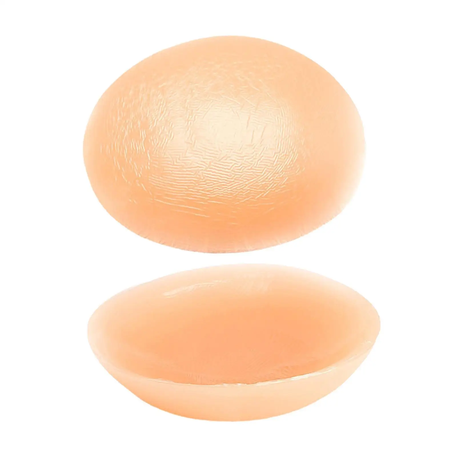 1 Pair Silicone Hip Pads Portable Realistic Women Fake Buttocks for Single Board