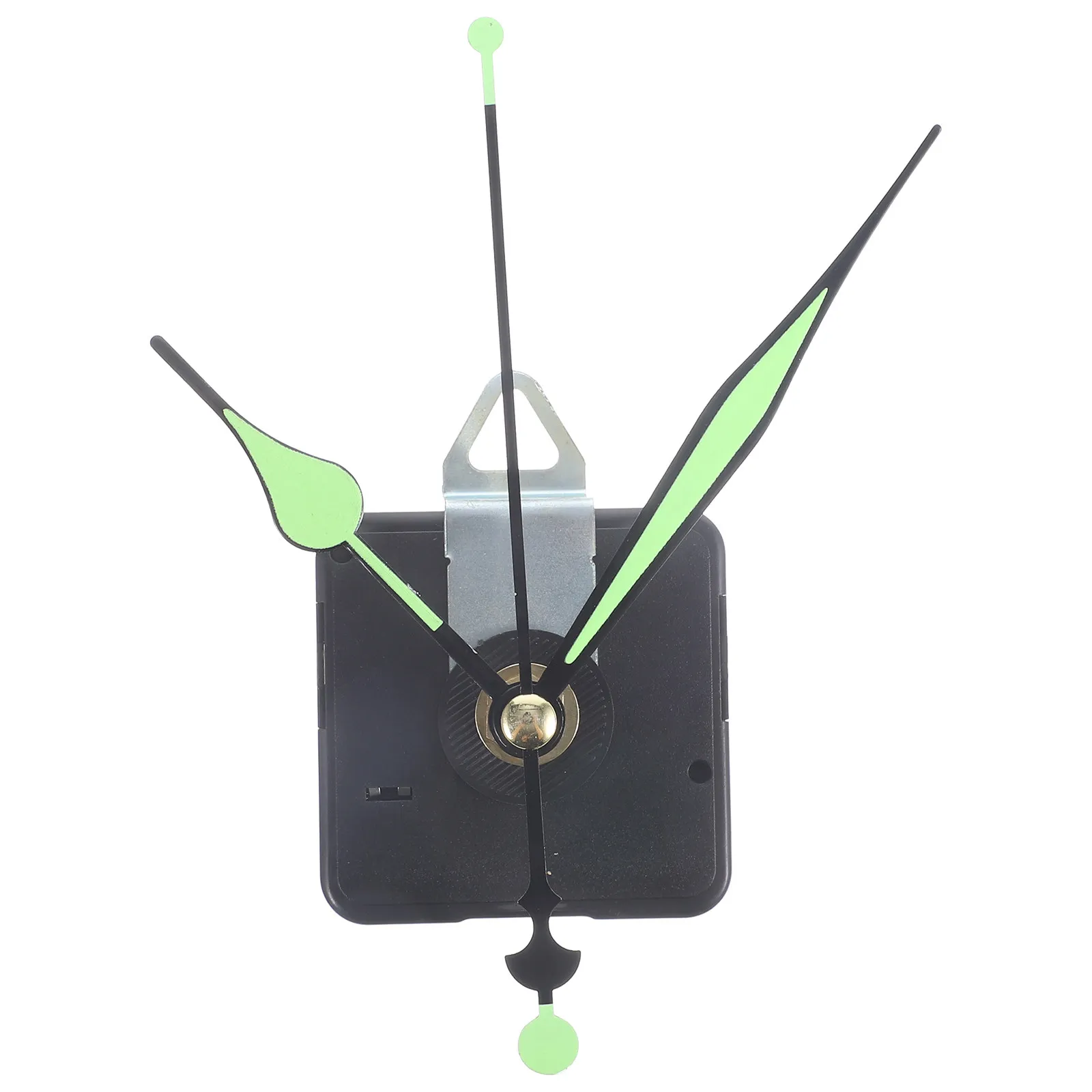 Glow-in-the-Dark Silent Wall Clock Movement Kit with Luminous Hands for DIY Repair and Replacement