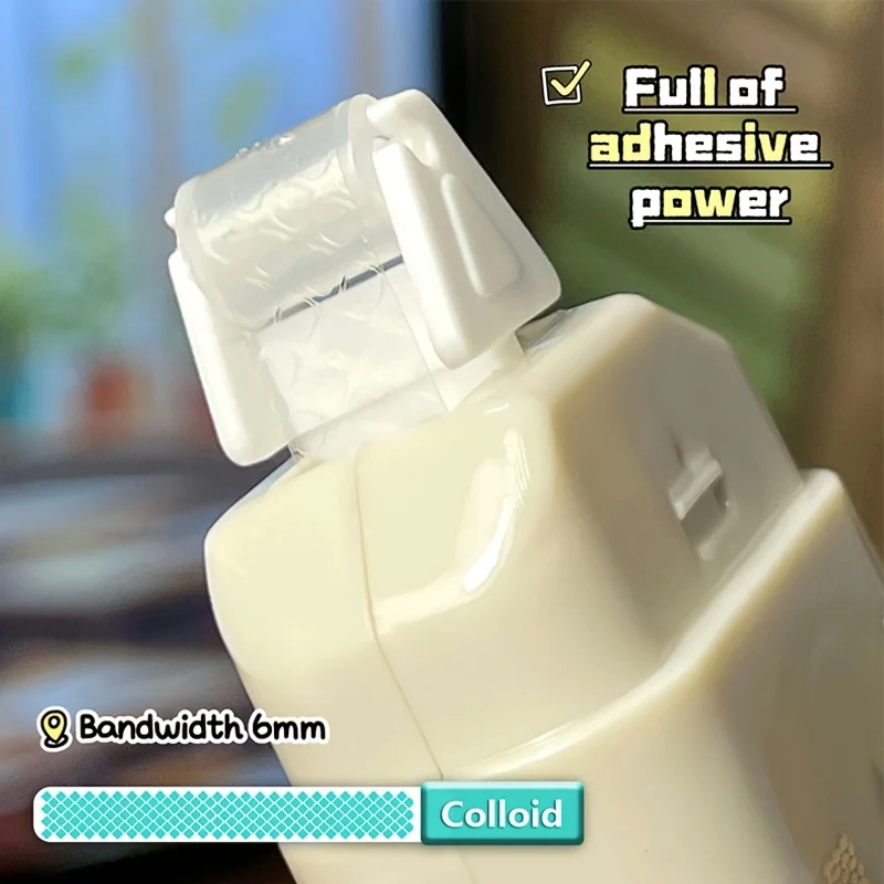 شريط تنقيط دوار لاصق على الوجهين، نمط ألوان موراندي مناسب لسكرابوكينغ، ألبومات الصور مناسبة للمجلات