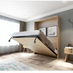 Invisible bed hardware accessories, multifunctional side flip bed, invisible folding bed, wardrobe integrated telescopic bed, ca