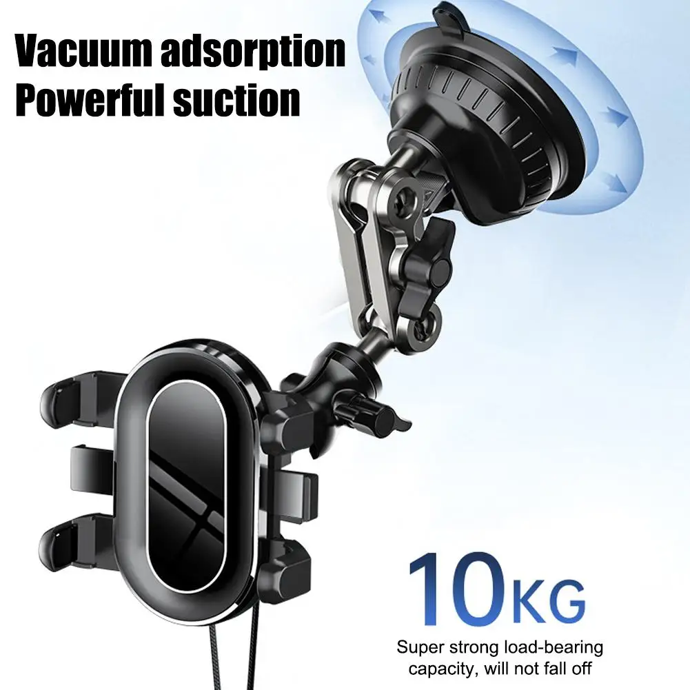 Suction Cup Car Phone Mount FPV Camera Holder Strong Vacuum Extension Bracket Accessories For DJI Action GoPro Smartphone