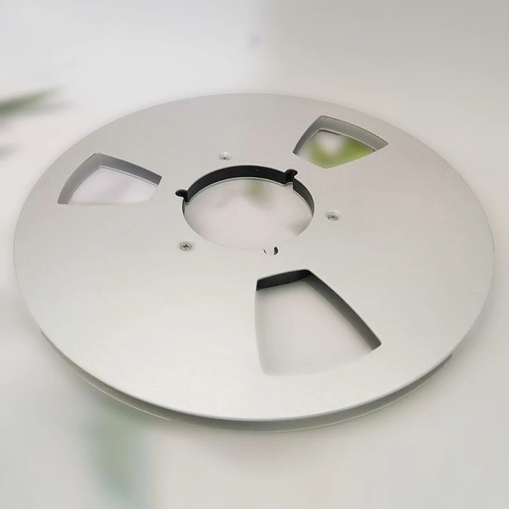 New 1/4 10 Inch Empty Tape Reel Nab Hub Reel-To-Reel Recorders Accessory Empty Aluminum Disc Opening Machine Parts