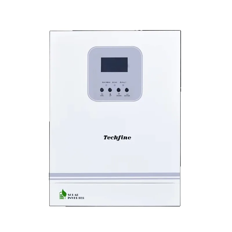 Hybrid On/Off Grid LCD Display Single Output For High Frequency Solar Inverter 48V 6200W 220V 240VAC