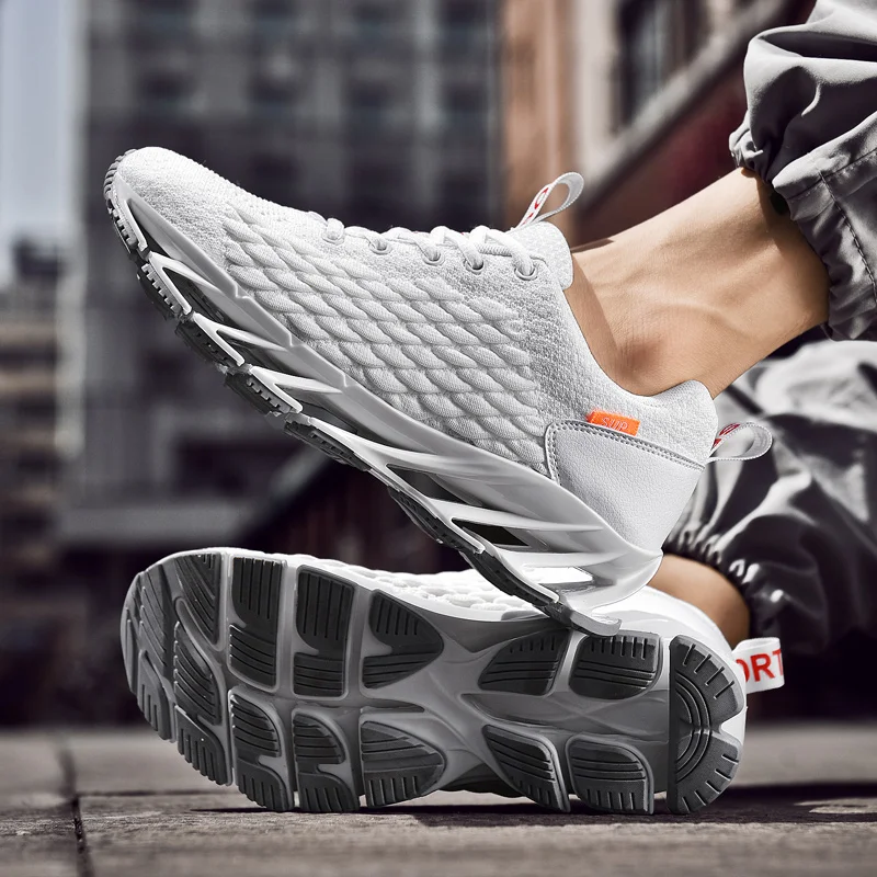 Men's Walking Shoes Breathable Casual Sneakers Women Fashion Soft Bottom Comfortable Jogging Athletic Damping Shoes