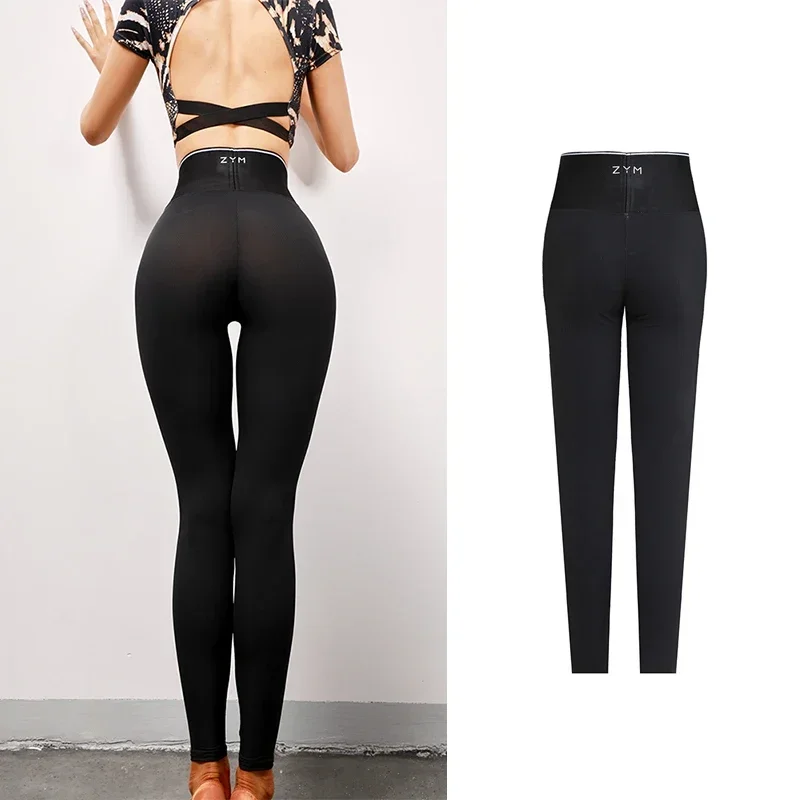 

Latin Dance Pants Female Dance Clothes Hight Waist Black Leggings Latin Practice Clothing Cha Cha Rumba Training Wear DNV16062