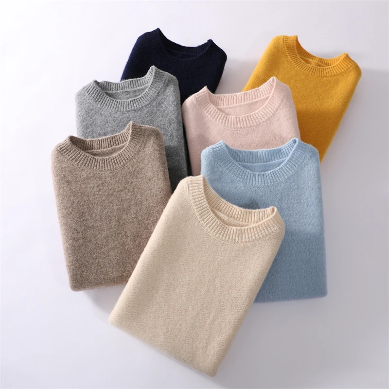100% Pure Wool Boys Girls Knitted Vest Sleeveless Soild O-neck Autumn Winter Loose Versatile Waistcoat Pullover Sweater Soft