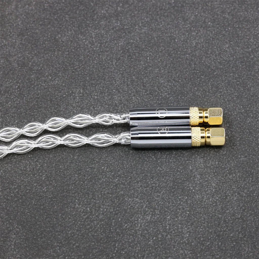 HiFiMan 헤드폰용 순은 팔라듐 이어폰 케이블, LN008384, 8 코어 99%, 7n, HE400, HE5, HE6, HE300, HE4, HE500, HE6
