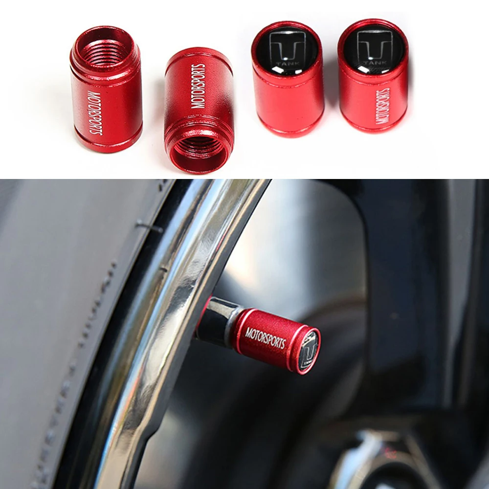 Car Aluminum Alloy Tire Core Protective Cover Decoration Valve Special Modification Protective Cover For Tank 300 Tank 500