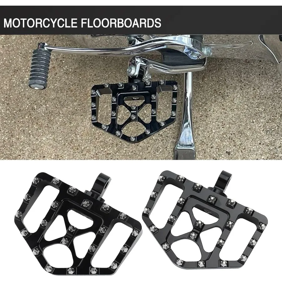 ألواح أرضية واسعة MX أوتاد قدم للسائق دواسات مسند للقدمين لـ Harley 862023 Touring Road King Electra Street Glide 19862017 Softail #4