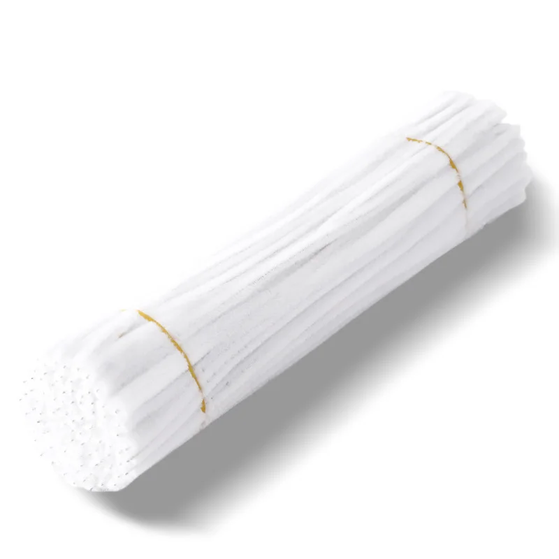 Premium Fluweelzachte Chenille Stengels DIY Knutselset 30 cm 100 Stuks Niet-toxisch Makkelijk te Buigen voor Kinderen en Volwassenen Handwerk Plezier Kunstmaterialen