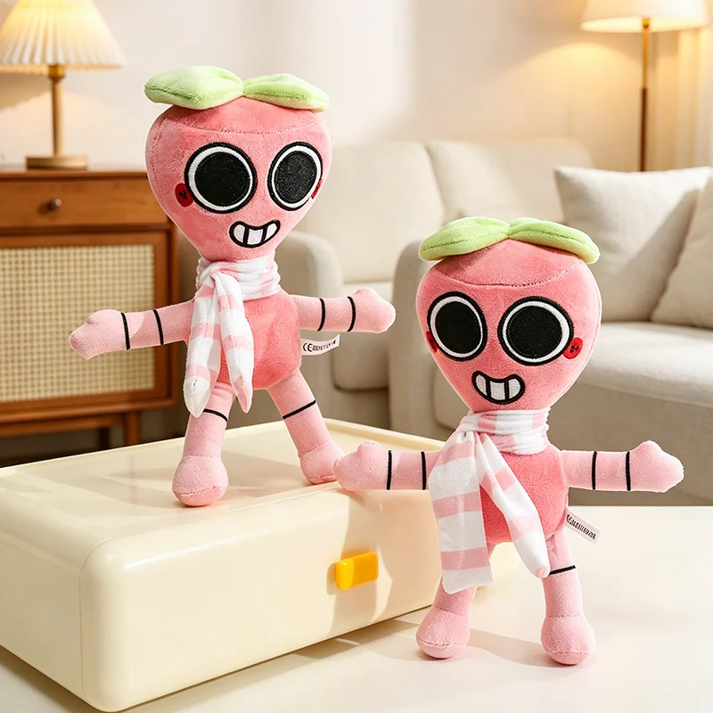 1 Stück 35cm Neues Dandy's World Series Plüschtier Lustiges Dandy Uhrwerk-Monster ‌ Astro ‌ Sprout Pebble ‌ ‌ Shelly ‌ Vee Plüschfigur als Geschenk für Fans – Detail 18