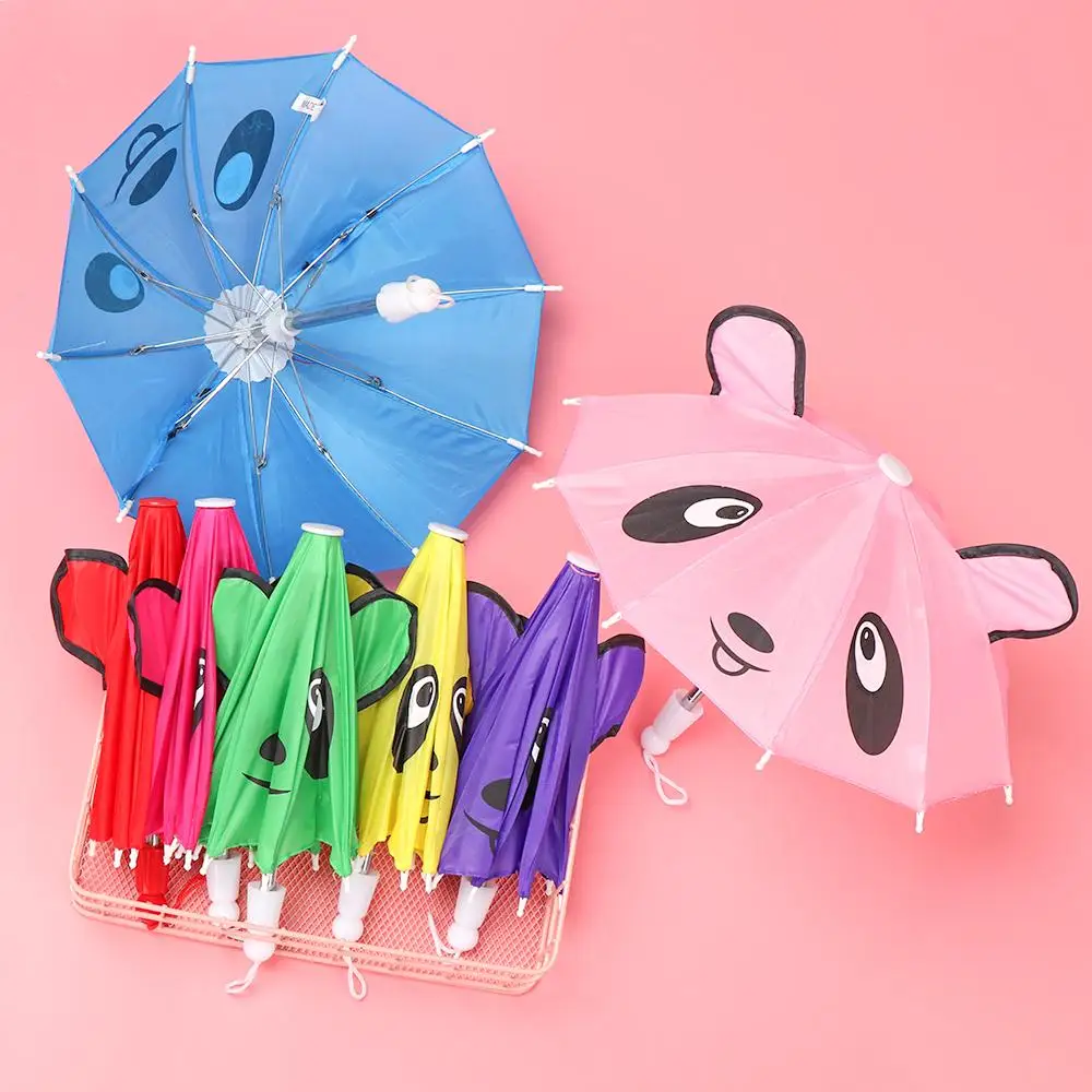 Parapluie de pluie et de soleil à motifs d'animaux, accessoires de beurre faits à la main, jouets d'extérieur, accessoires pour enfants, cadeau d'anniversaire pour filles