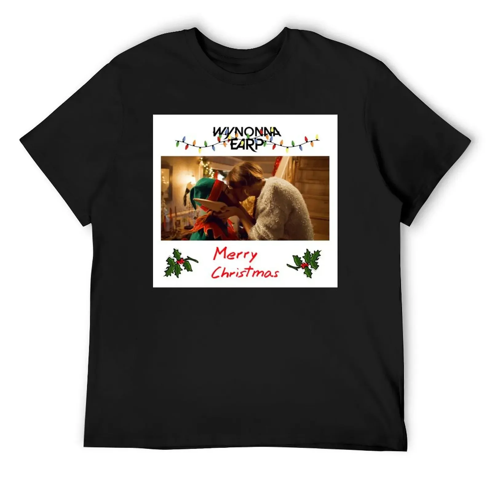 

Wynonna Earp Christmas - WayHaught T-Shirt anime tshirt Clothing oversizeds plain white t shirts men