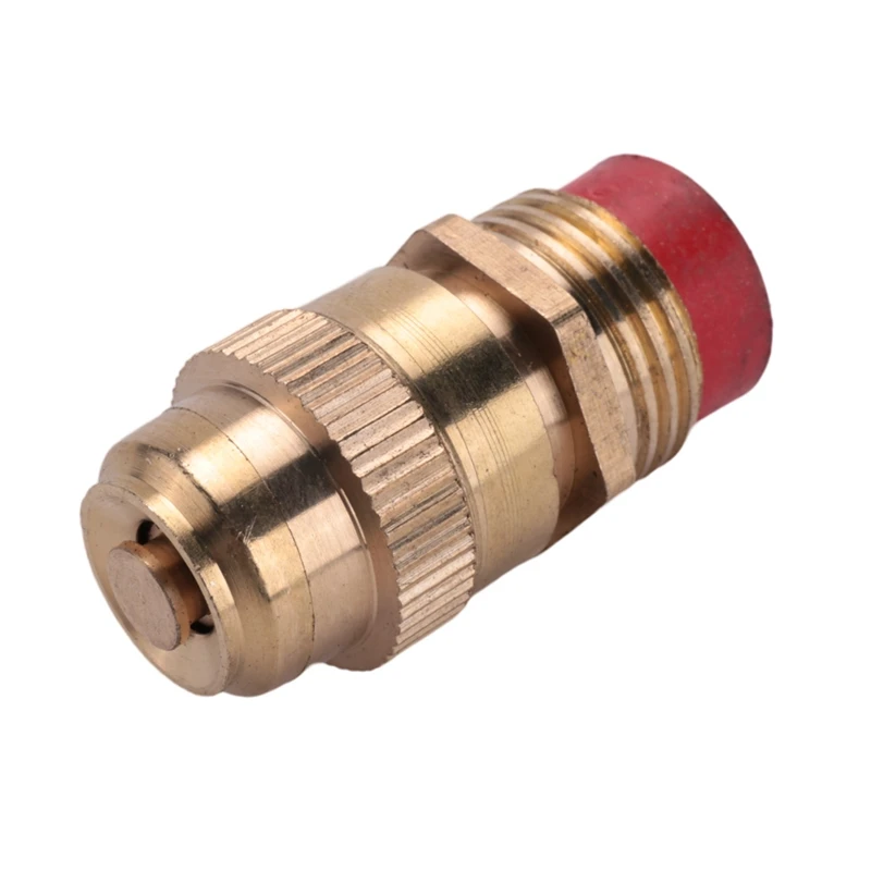 10Pcs 1/2 Inch Adjustable Sprinkler Middle Distance Sprinkler Brass Nozzle Garden Lawn Irrigation Watering Fittings