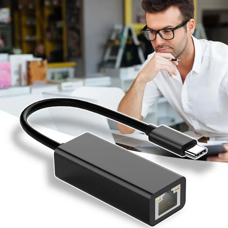 USB C타입 이더넷 어댑터, USB 2.0 RJ45 네트워크 카드, 기가비트 USB 컴퓨터 네트워크 어댑터, 인터넷 케이블