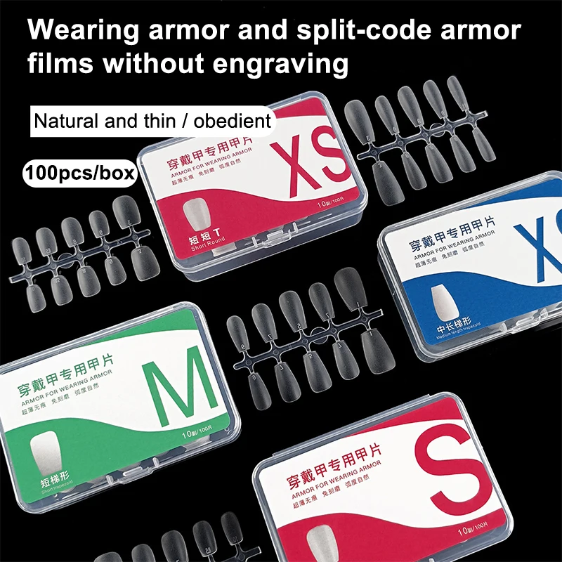 100 قطعة/صندوق ماتي الأظافر وهمية لا تلميع الصحافة على الأظافر كاذبة متوسطة قصيرة تصميم عالية مات لينة هلام مسمار نصائح للتمديد #2