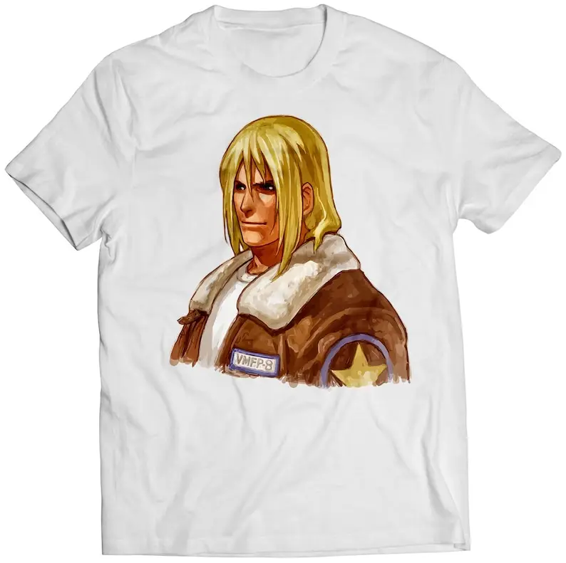 Terry Bogard V1 NG Battle Coliseum Premium Unisex T-shirt (vector).