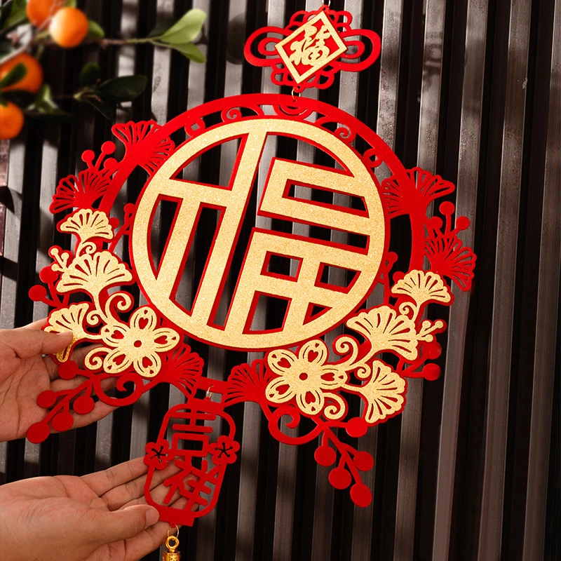 

The Year of Horse Hanging Ornament Chinese New Year Ornament 2026 Wall Door Traditional Decoration Agenda 2026