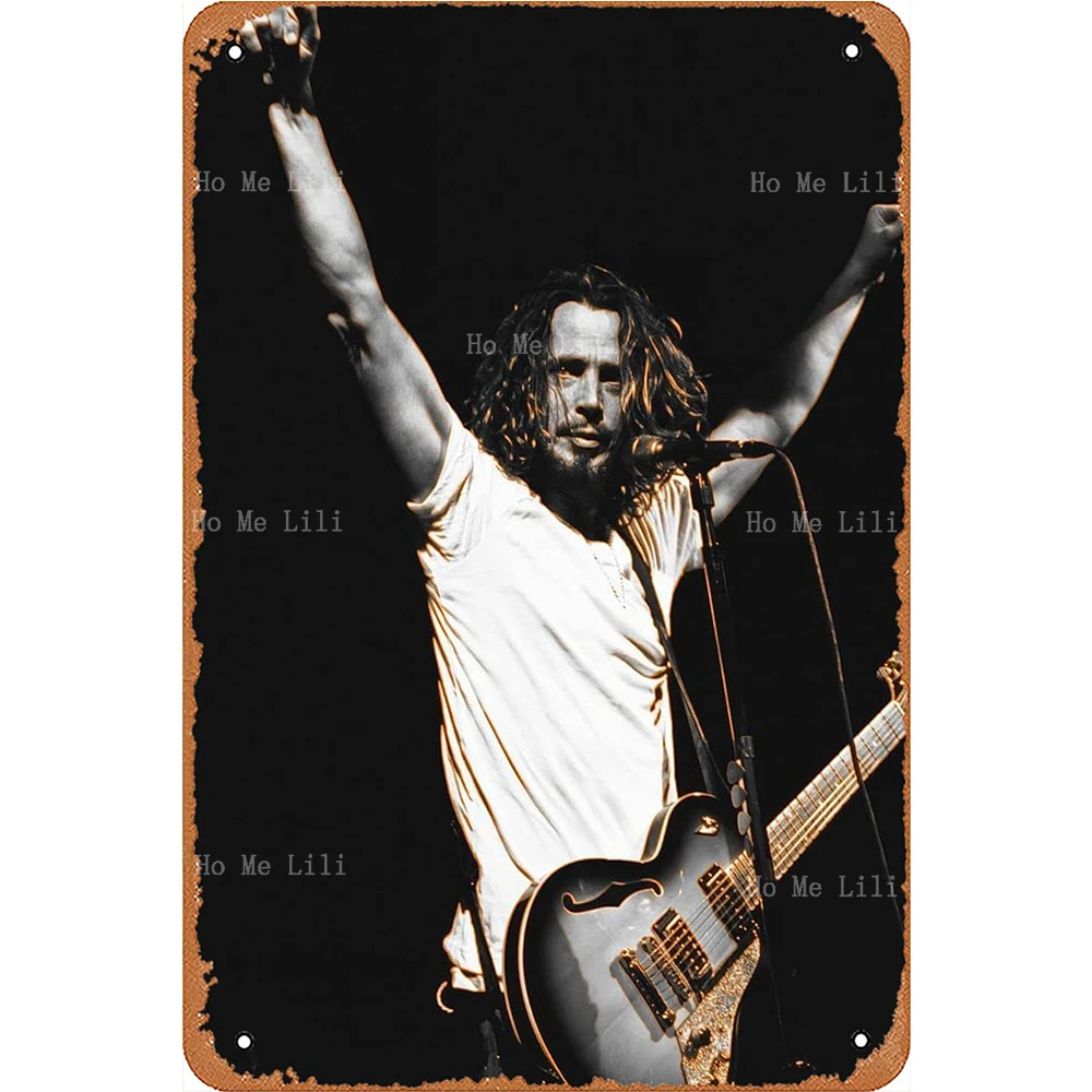 Chris Cornell Metal Sign Poster Vintage Art Wall Decor