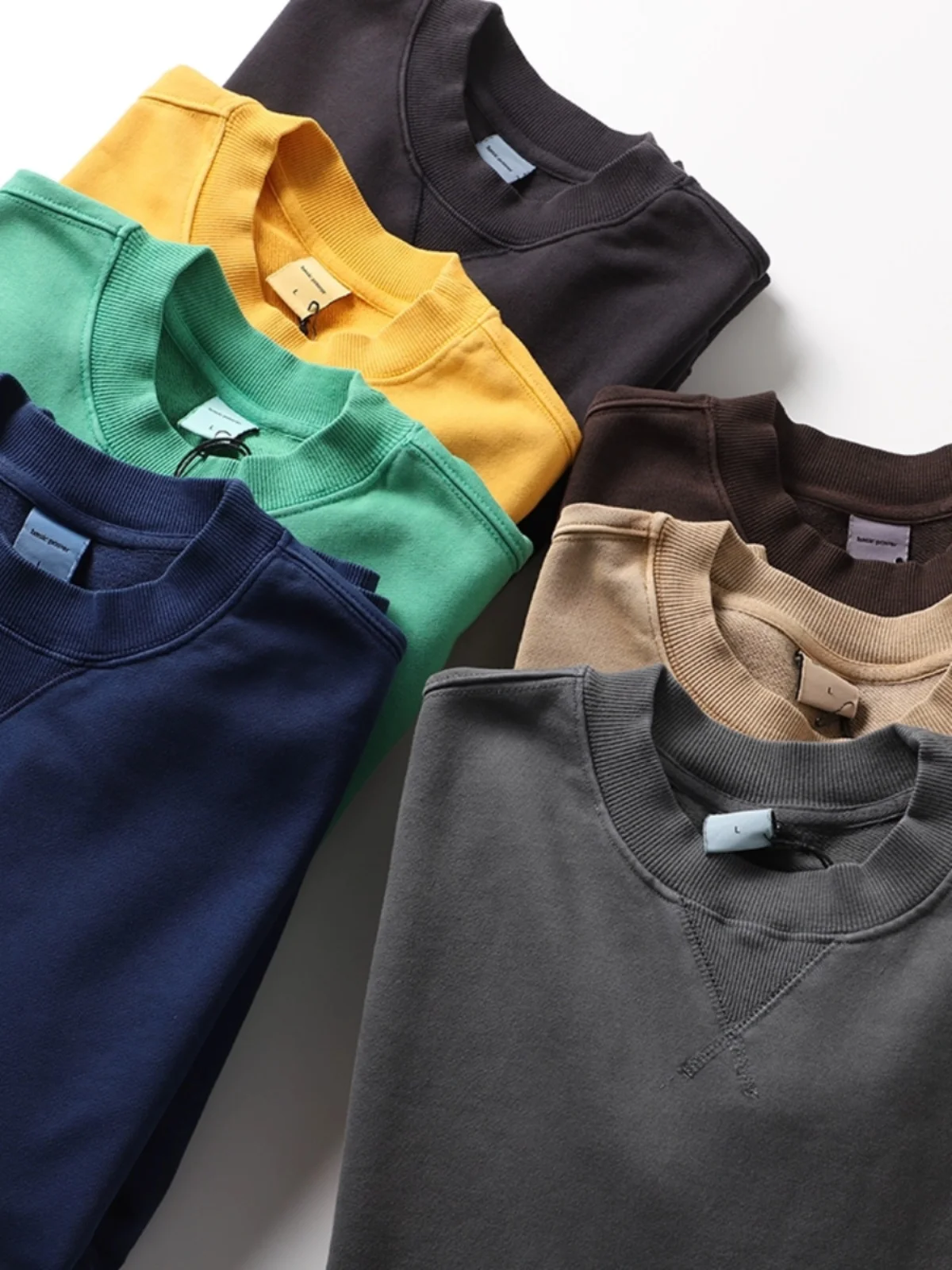 

Мужской свитшот из хлопка в стиле ретро, свободного кроя, повседневный, с круглым вырезом, с принтом, не требует глажки, молодежный тренд