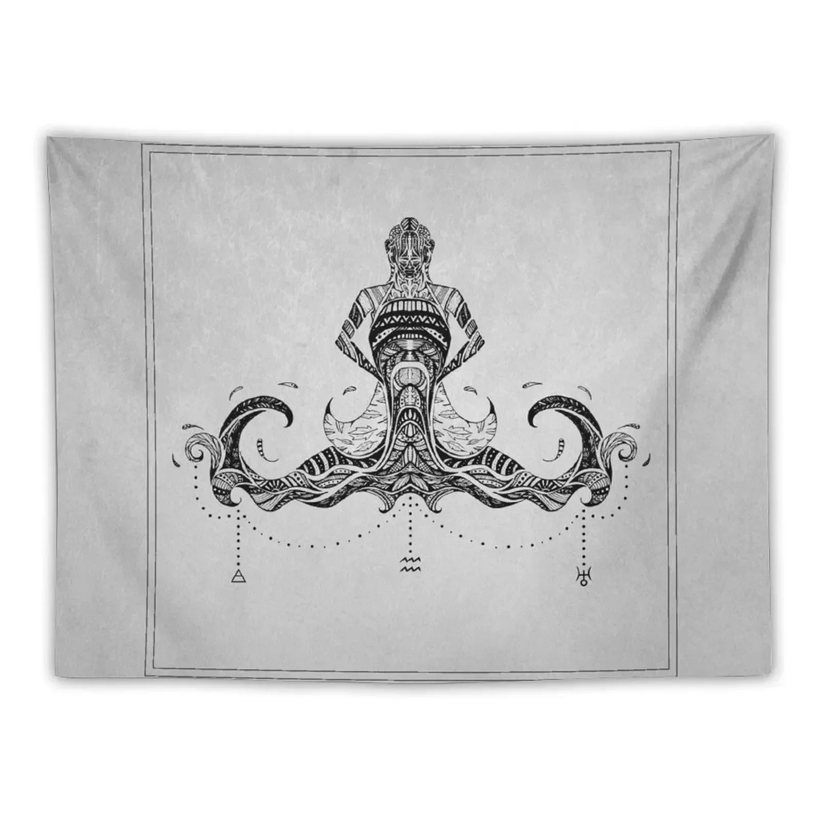 

Aquarius Tapestry Room Decor Cute Carpet On The Wall Tapestry