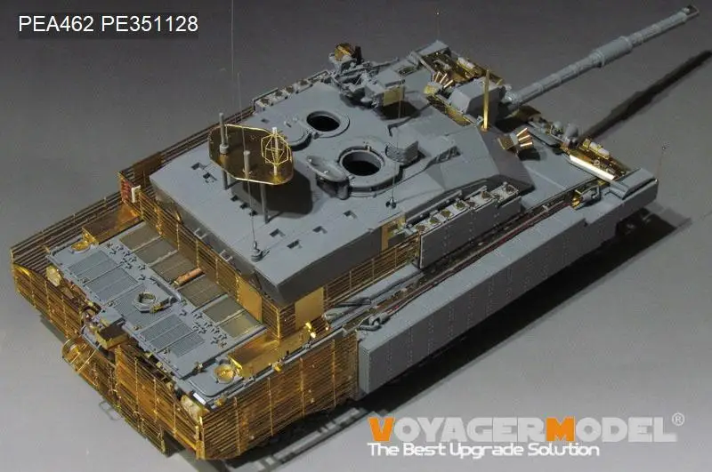 voyager Modern British Challenger 2 MBT TES Slat Armour upgrade set For RFM 5039