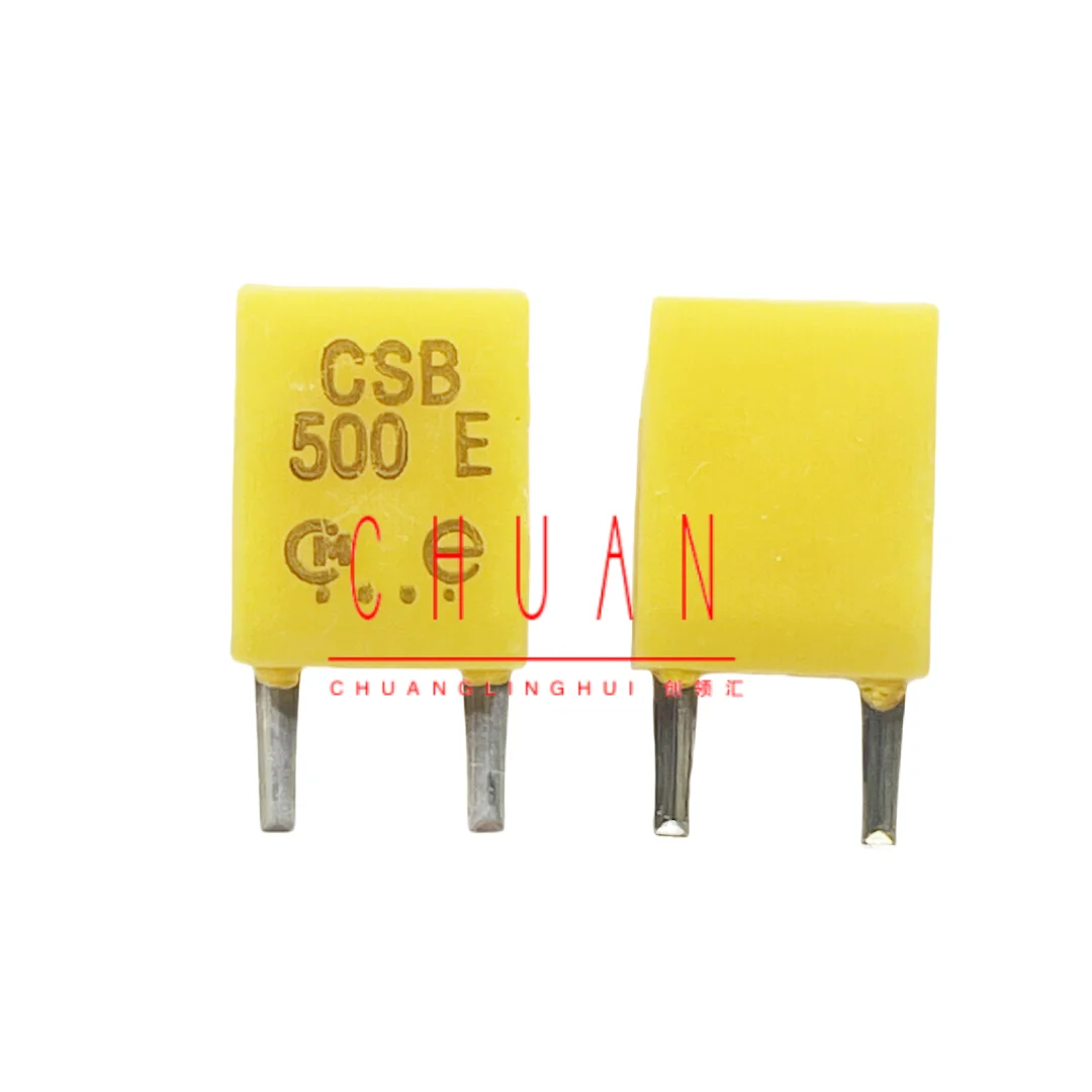 10pcs/ 500E ceramic crystal CSBLA500KEC8-B0 CSB500E 500KHZ 500K 2-pin resonance