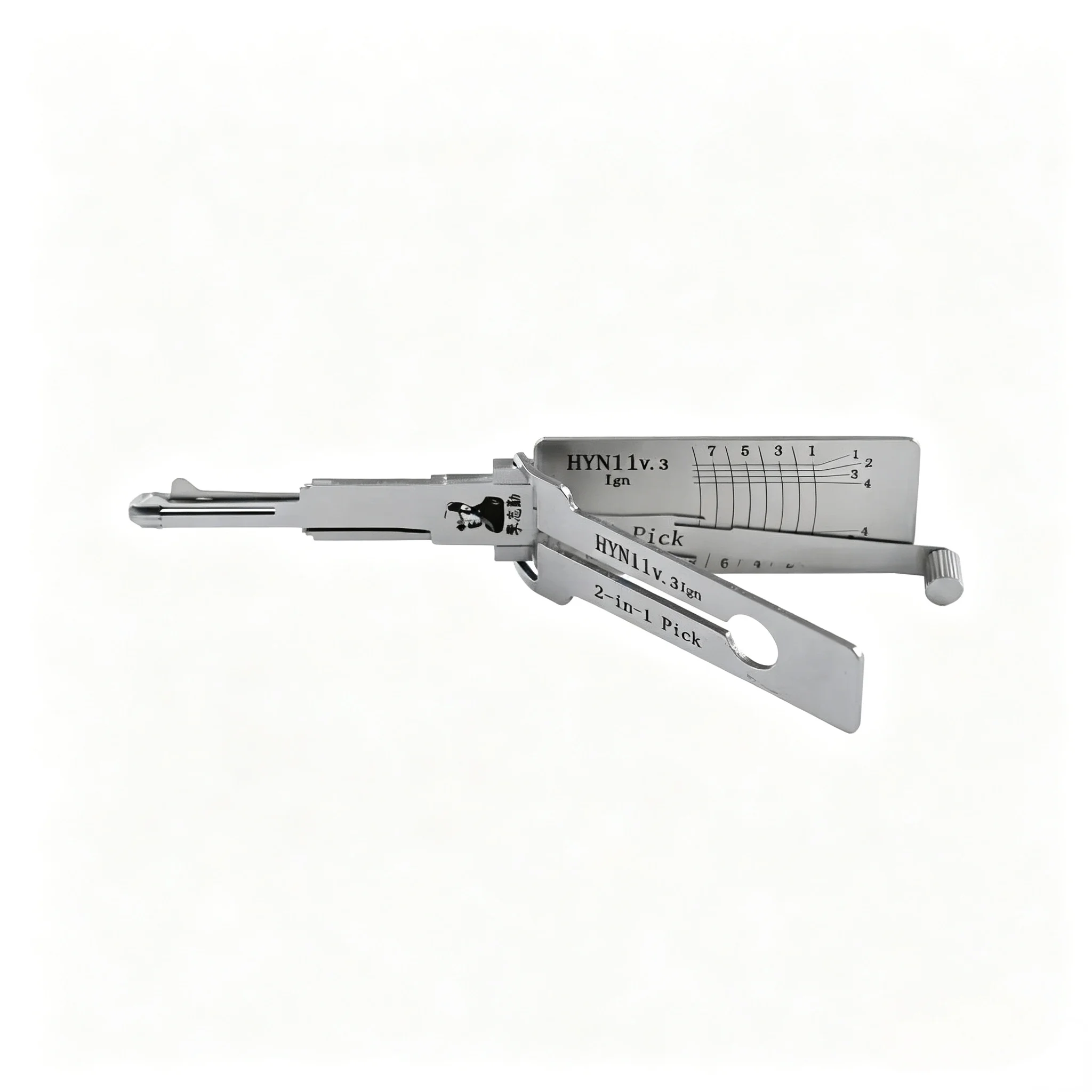 Multi-Model 2-in-1 Auto Lock Measurement Tool B106 BYD03 CY24R DAT17R GM25R H50, Stainless Steel Repair Set for GM BYD Jeep Ford