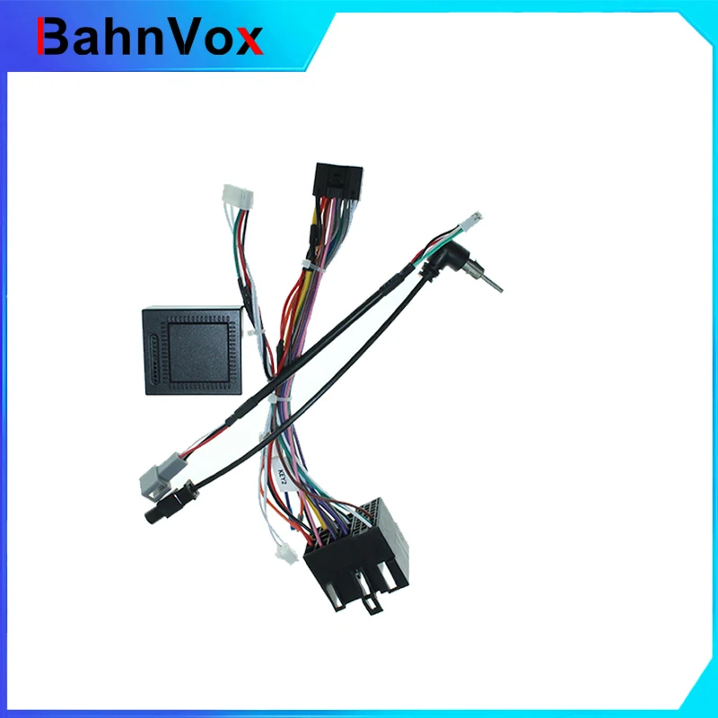 Car 16pin Android Radio Stereo Wire Harness Power Plug Fitting Cable Adapter Canbus Decorder For JAC Sunray 2022