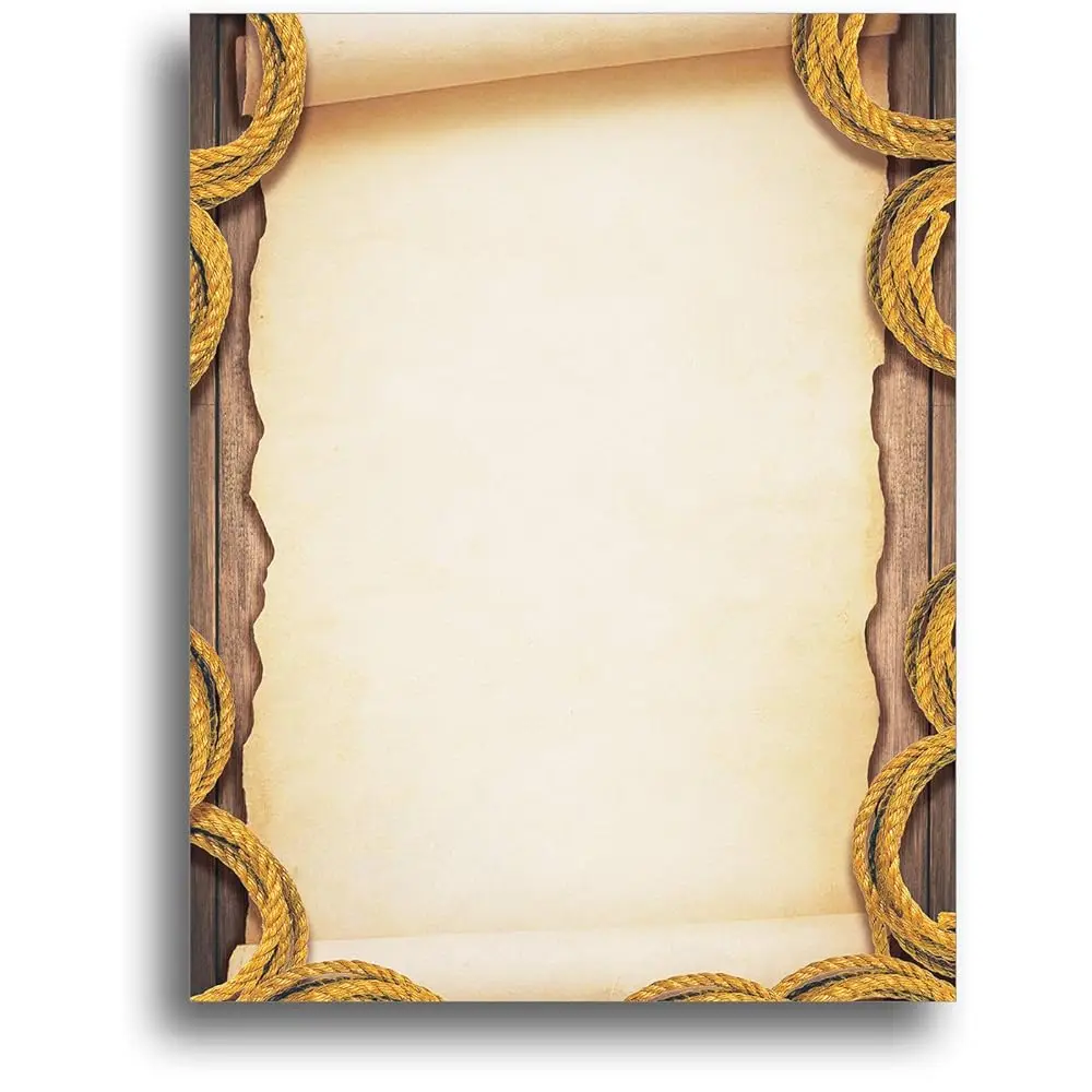 

Антикварная бумага для письма в виде свитков - 80 листов